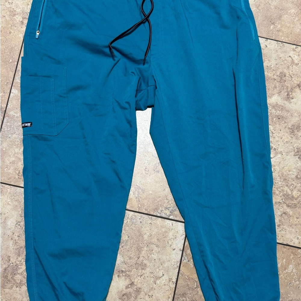 Women’s Grey’s Anatomy Teal Jogger Scrub Pants